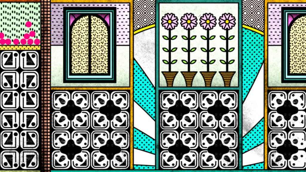 pattern decorativo geometrico Populous_Azulejos